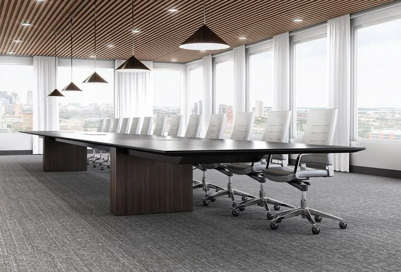 Boardroom Large boardroom with dark wood conference table