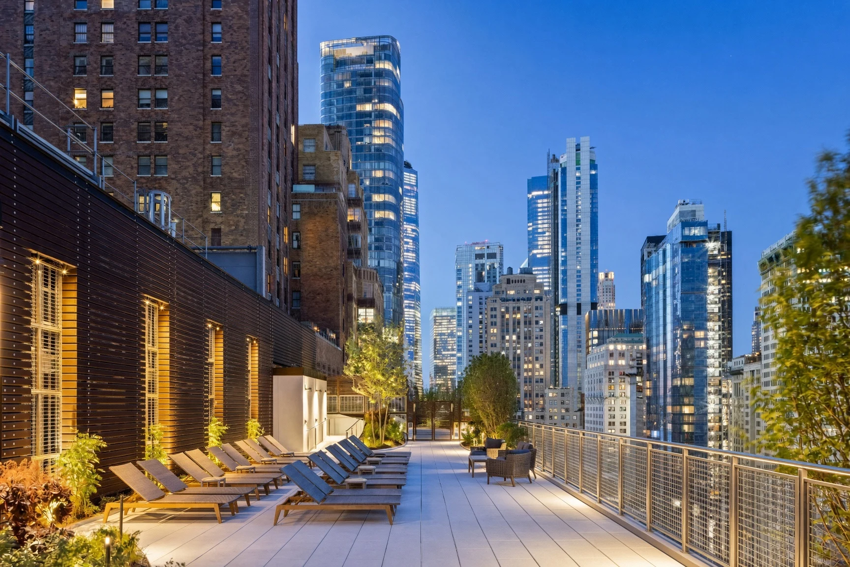 2 Washington St. — Metal & Glass · Custom rooftop railing
