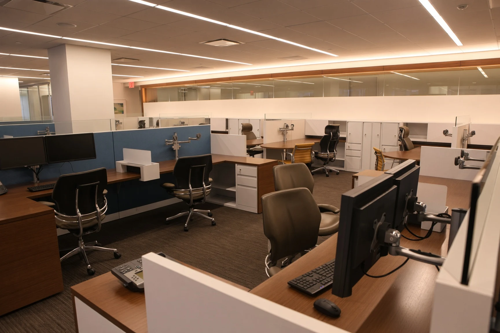 Corporate office — Furniture · Workstations & task seating