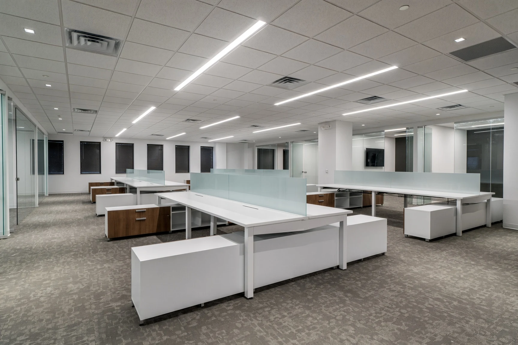 Open office — Furniture · Benching & storage